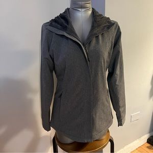 Heather Gray Fur-Lined Coat 398